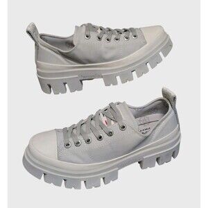 Bussola Callidora Sneakers Womens US Size 9- 9.5 EU 40 Platform Shoes Light Gray